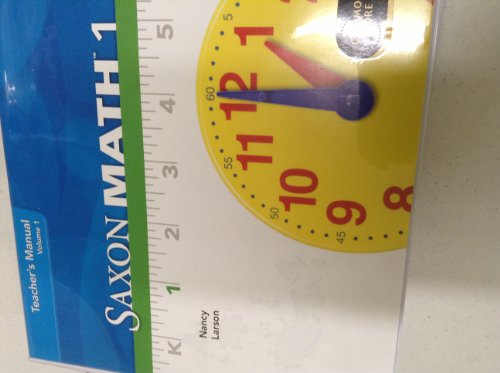 SAXON MATH 1, TEACHER'S MANUAL, VOLUME 1 By Nancy Larson *Excellent