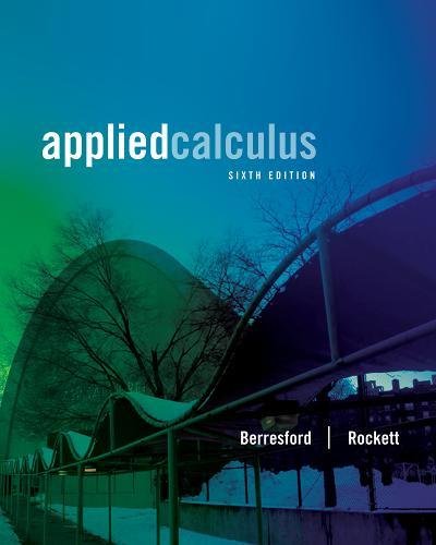 APPLIED CALCULUS (TEXTBOOKS AVAILABLE WITH CENGAGE By Geoffrey C. VG | eBay