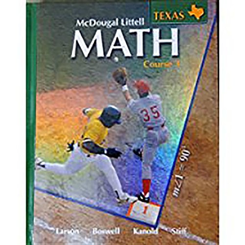 MCDOUGAL LITTELL MATH COURSE 3 TEXAS STUDENT EDITION Hardcover 9780618638307 eBay
