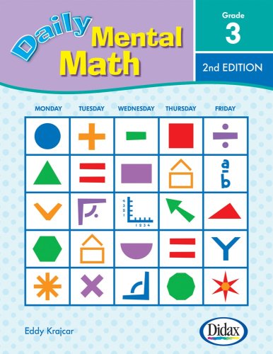 DAILY MENTAL MATH, 2ND EDITION (GRADE 3) By Eddy Krajcar | eBay