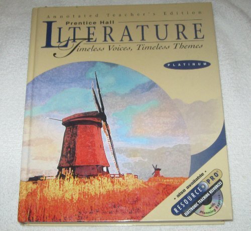 ANNOTATED TEACHER'S EDITION PRENTICE HALL LITERATURE By Henry E. Jacobs *VG+* 9780134348643 eBay
