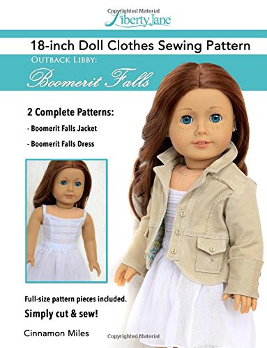 Liberty Jane 18 Doll Clothes Pattern Outback Libby By Cinnamon Miles Brand New Ebay
