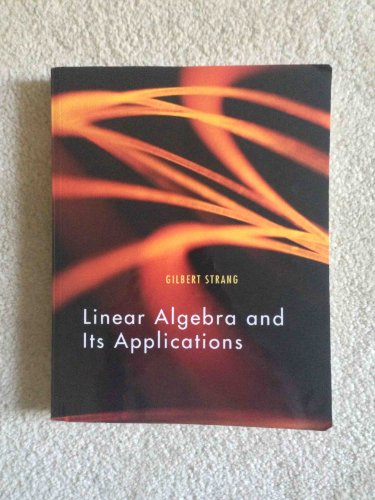 Introduction To Linear Algebra Fourth Edition