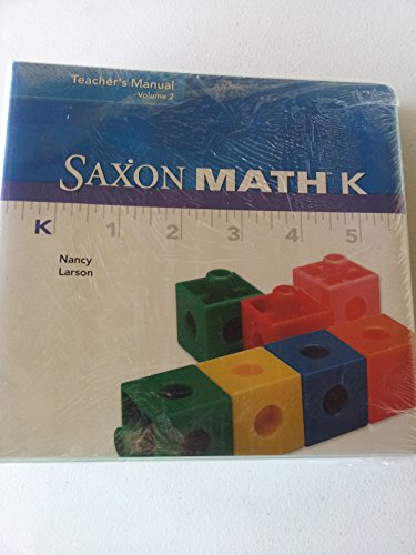 saxon kindergarten math